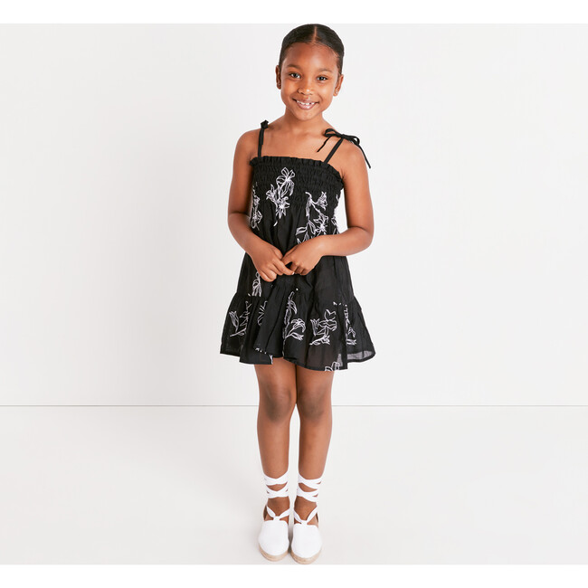 Mini Lina Dress, Black/White - Dresses - 2