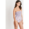 Women's Kendra Smocked One-Piece, Painterly Ikat Pansy/Multi - One Pieces - 3