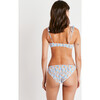 Women's Valencia Smocked Bikini Bottom, Painterly Ikat Oxford Blue/Multi - Two Pieces - 3