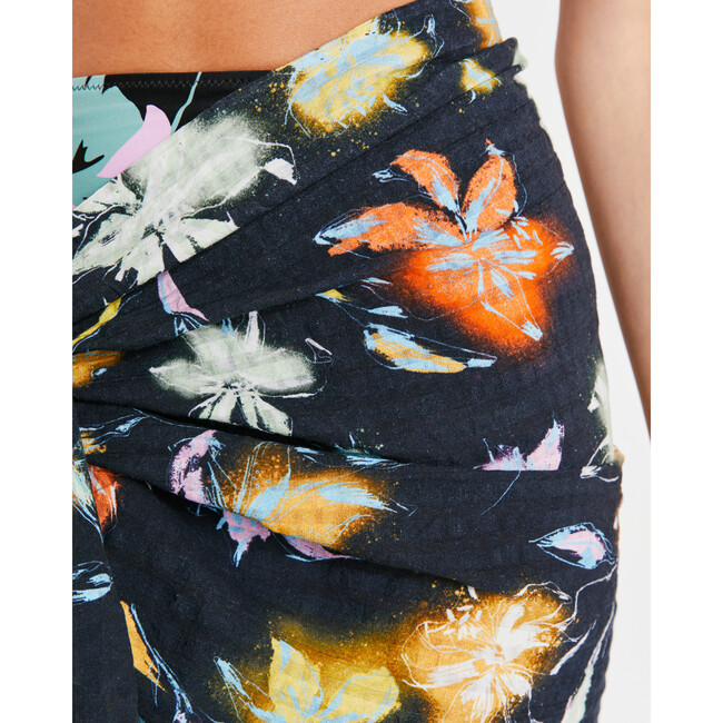 Women's Ellie Sarong, Lily Haze Black/Multi - Cover-Ups - 3