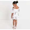Mini Valerie Dress, White/Cinnamon - Dresses - 6
