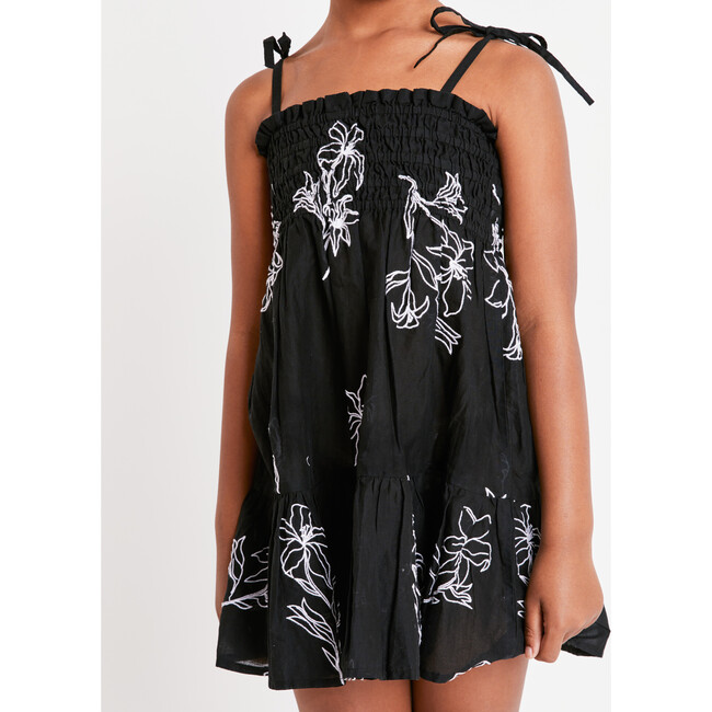 Mini Lina Dress, Black/White - Dresses - 6
