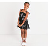 Mini Lina Dress, Black/White - Dresses - 7