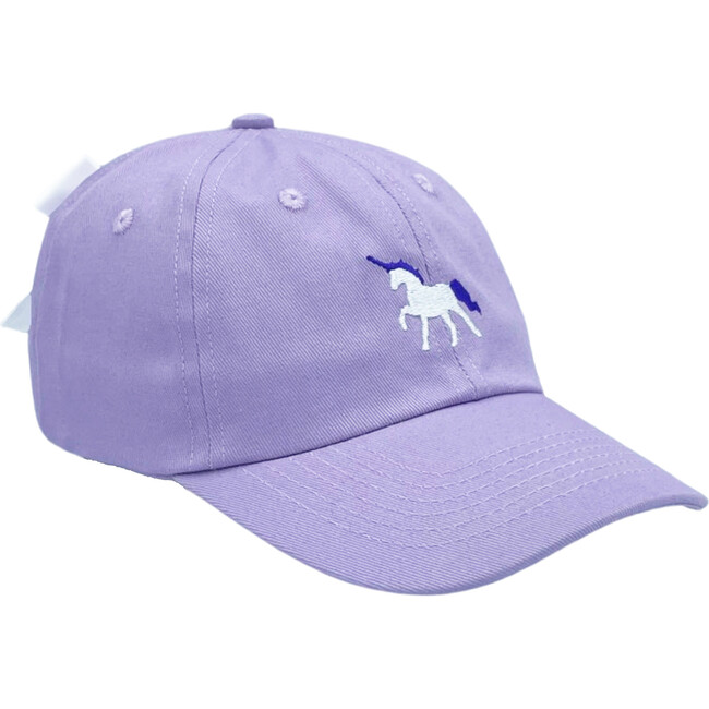 Unicorn Bow Baseball Hat, Lilly Lavender