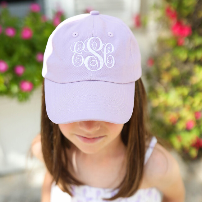 Customizable Bow Baseball Hat, Lilly Lavender