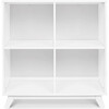 Otto Convertible Changing Table and Cubby Bookcase, White - Bookcases - 1 - thumbnail