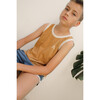 Organic Cotton Sleeveless T-Shirt, Rust - T-Shirts - 2