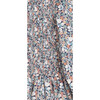 Smocked Balloon Sleeve Blouse, Blue - Blouses - 5
