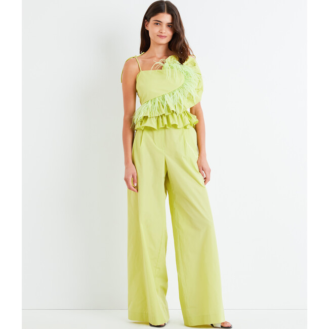 Women's Claudette Top, Pistachio - Blouses - 3