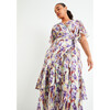 Women's Brittany Dress, Painterly Ikat Pansy Multi - Dresses - 4