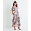 Women's Brittany Dress, Painterly Ikat Pansy Multi - Dresses - 5