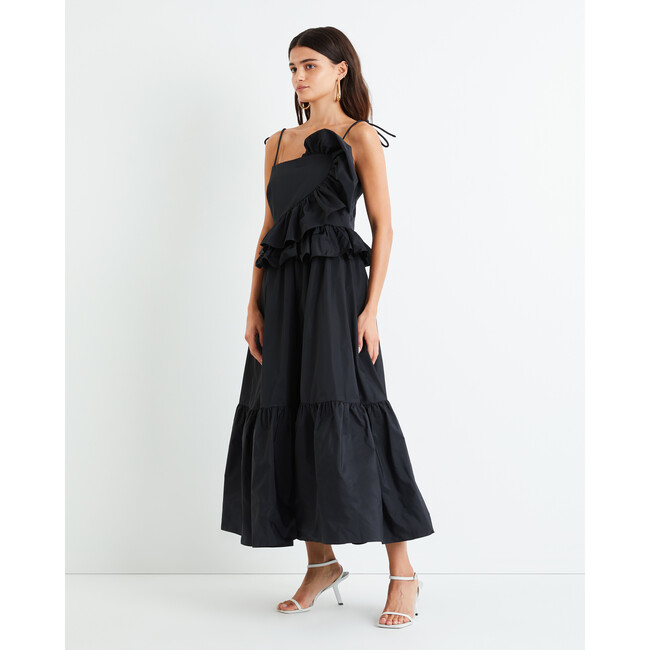 Women's Delphine Dress, Black - Dresses - 7