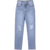 High-Rise Straight Leg Jean, Denim - Jeans - 1 - thumbnail