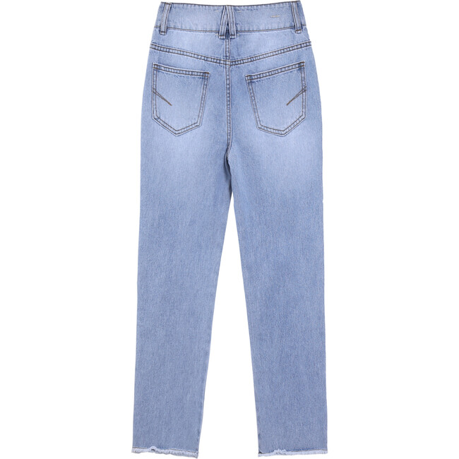 High-Rise Straight Leg Jean, Denim - Habitual Pants | Maisonette