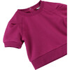 French Terry Short Set, Pink - Mixed Apparel Set - 3
