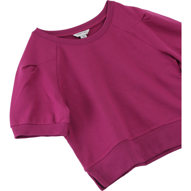 French Terry Short Set, Pink - Mixed Apparel Set - 3