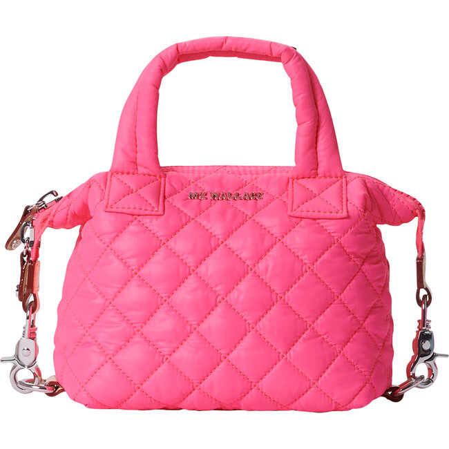Micro Sutton Bag, Neon Pink - Bags - 1