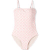 Women's Alexandra One-Piece Swimsuit, Apricot Dots - One Pieces - 1 - thumbnail