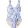 Women's Halle One-piece Swimsuit, Santorini Dots - One Pieces - 1 - thumbnail