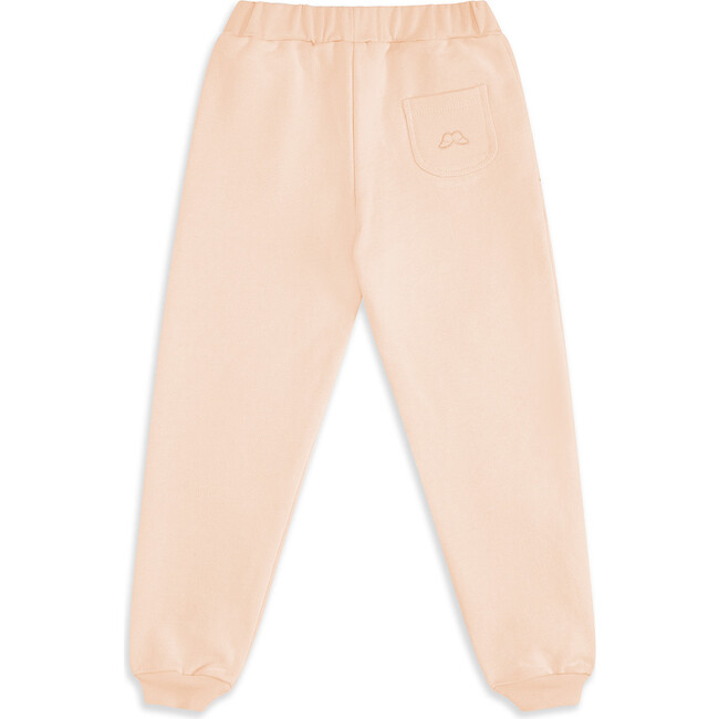 Cotton Angel Wing Joggers, Pink - Loungewear - 2