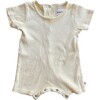 The Pointelle Romper, Daisy - Rompers - 1 - thumbnail