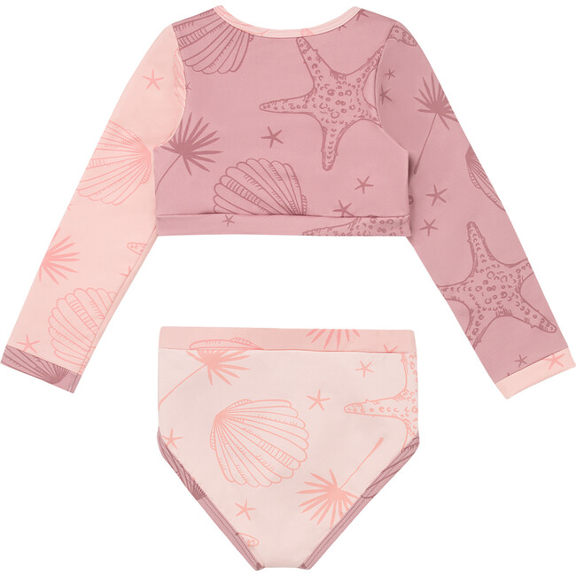 Tankini Set, Pink Starfish Print - Two Pieces - 3
