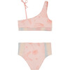High Waist Bikini Set, Pink - Two Pieces - 3 - thumbnail