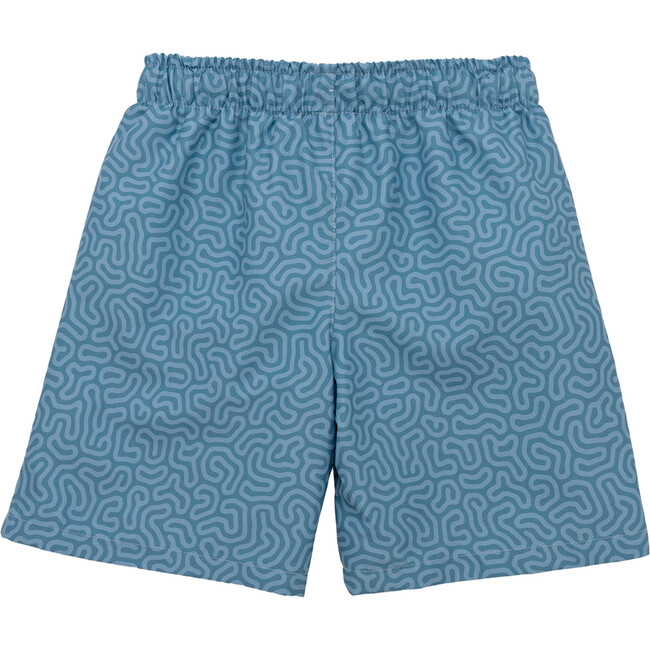 Swim Trunks, Blue Coral - Swim Trunks - 3