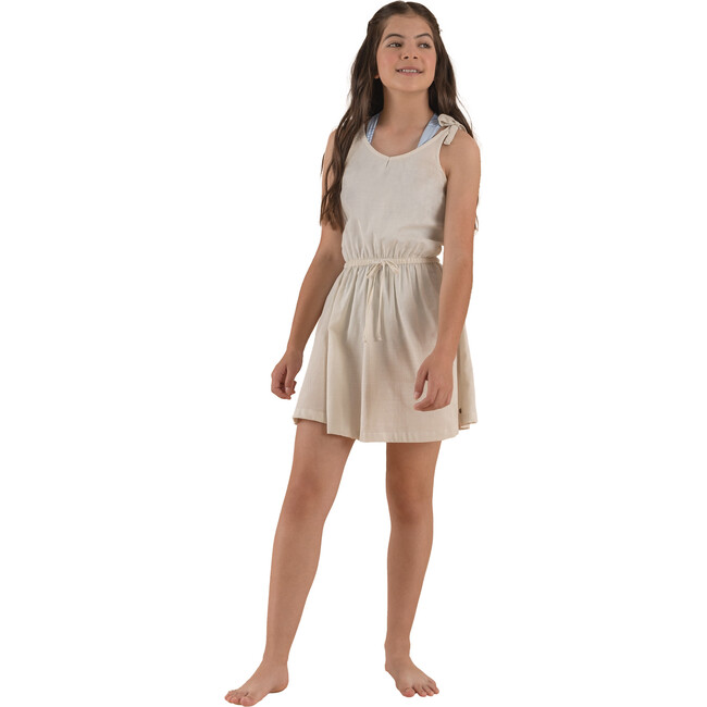 Short Dress, Sand - Dresses - 2