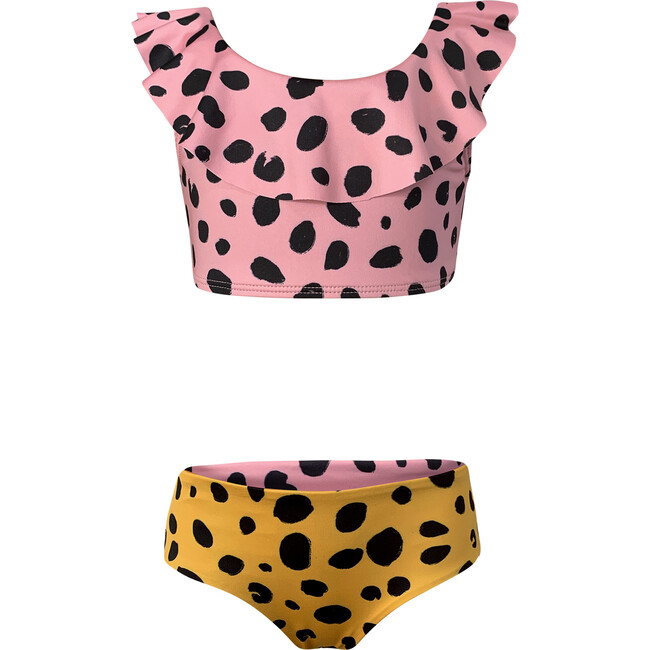 Ilana Two Piece Bikini, Jaguar Skin - Two Pieces - 1