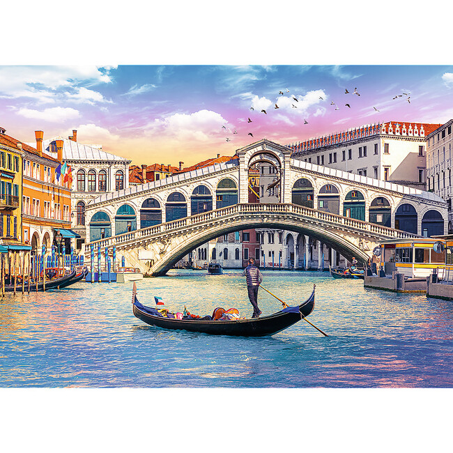 500 Piece Jigsaw Puzzle Rialto Bridge, Venice, Italy