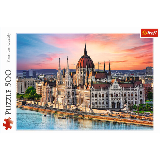 500 Piece Jigsaw Puzzle,  Parliament, Budapest, Hungary