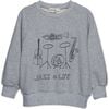 Jazz Sweatshirt, Heather Grey - Sweatshirts - 1 - thumbnail