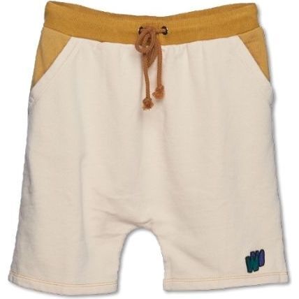 Two Tone Sweatshorts, Dijon - Shorts - 1