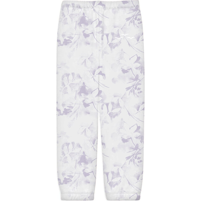 Niki Kids  Sweatpants, Lavender Floral Print - Sweatpants - 1