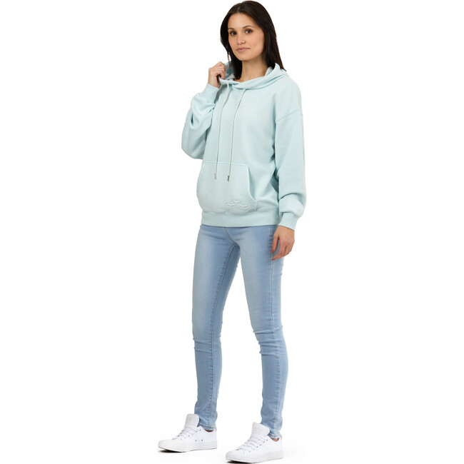 Women's Vintage Chloe Sweatshirt, Vintage Ice Blue - Sweatshirts - 3