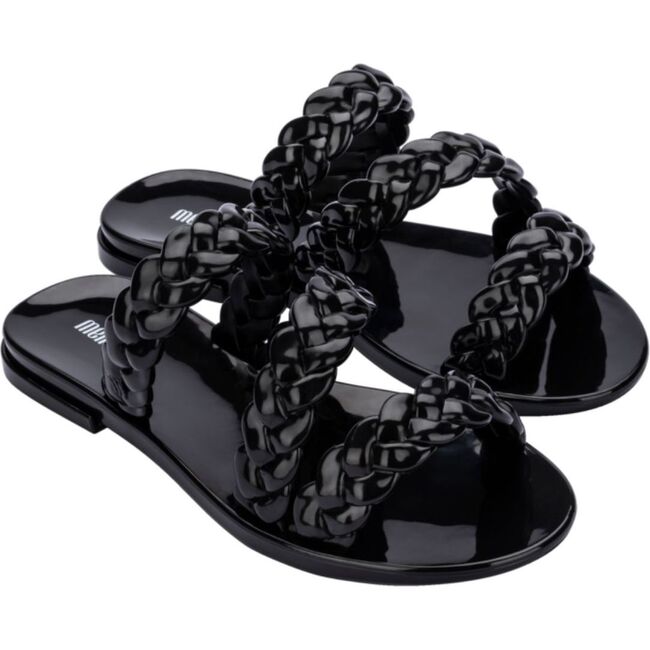 Women's Wrap Sandal, Black - Sandals - 1