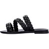 Women's Wrap Sandal, Black - Sandals - 2