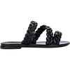 Women's Wrap Sandal, Black - Sandals - 3