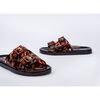 Women's Wide Sandal, Brown/Tortoise - Sandals - 3