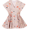 Women's Ballou Print Dress, Rose Deco Print - Dresses - 1 - thumbnail