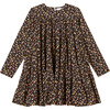 Women's Soliman Print Dress, Black Deco Print - Dresses - 1 - thumbnail