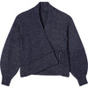 Women's Echo Knit Top, Navy - Blouses - 1 - thumbnail