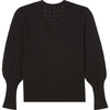 Women's Jensen Knit Top, Black - Blouses - 1 - thumbnail