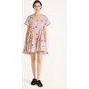 Women's Ballou Print Dress, Rose Deco Print - Dresses - 3
