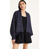 Women's Echo Knit Top, Navy - Blouses - 2