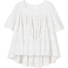 Women's Brandt Eyelet Blouse, White - Blouses - 1 - thumbnail