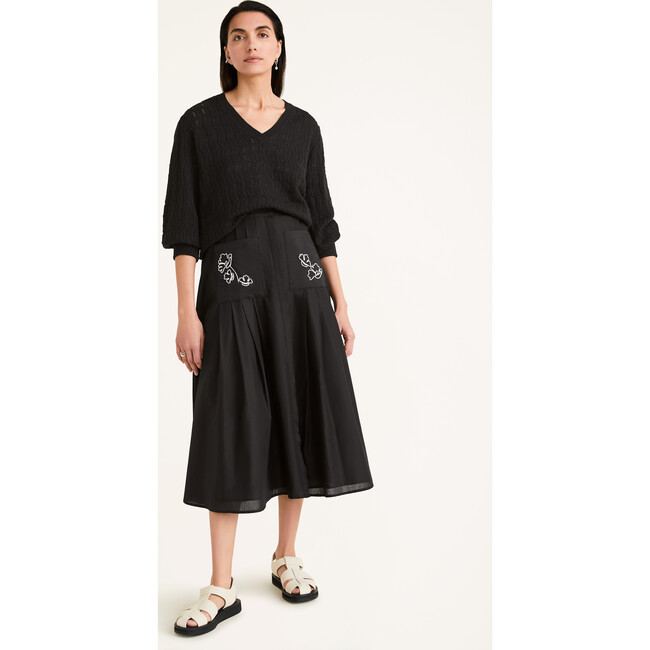 Women's Jensen Knit Top, Black - Blouses - 3