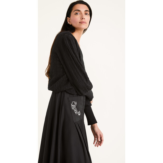Women's Jensen Knit Top, Black - Blouses - 4