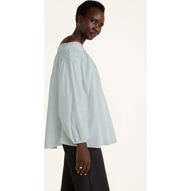 Women's Marle Blouse, Sea Mist - Blouses - 4